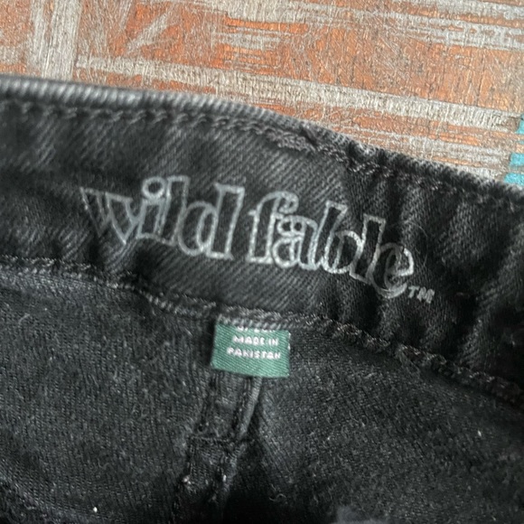 Wild Fable Black Jeans Shorts - Picture 3 of 4